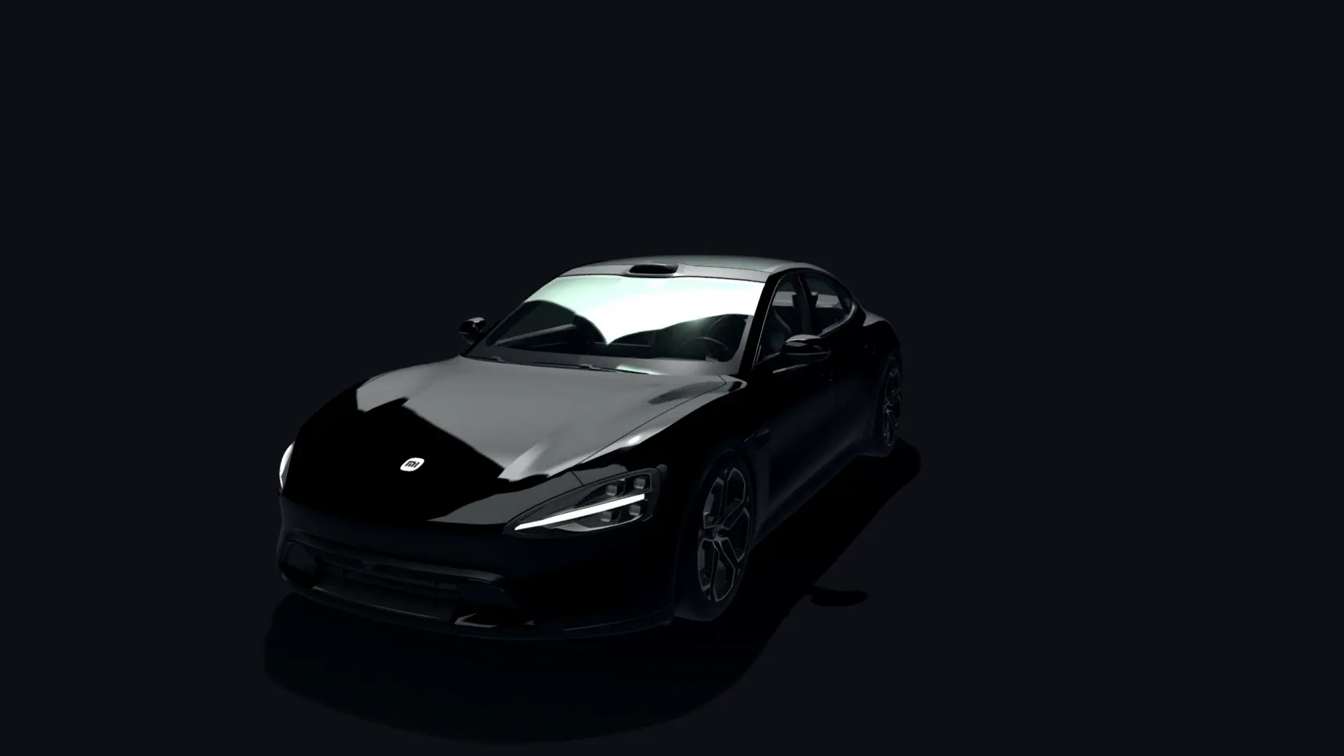 Xiaomi SU7 3D model by Mona × Supercars (CC BY 4.0), default view